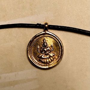 Sundance Gold Vermeil Eastern Zen Necklace.